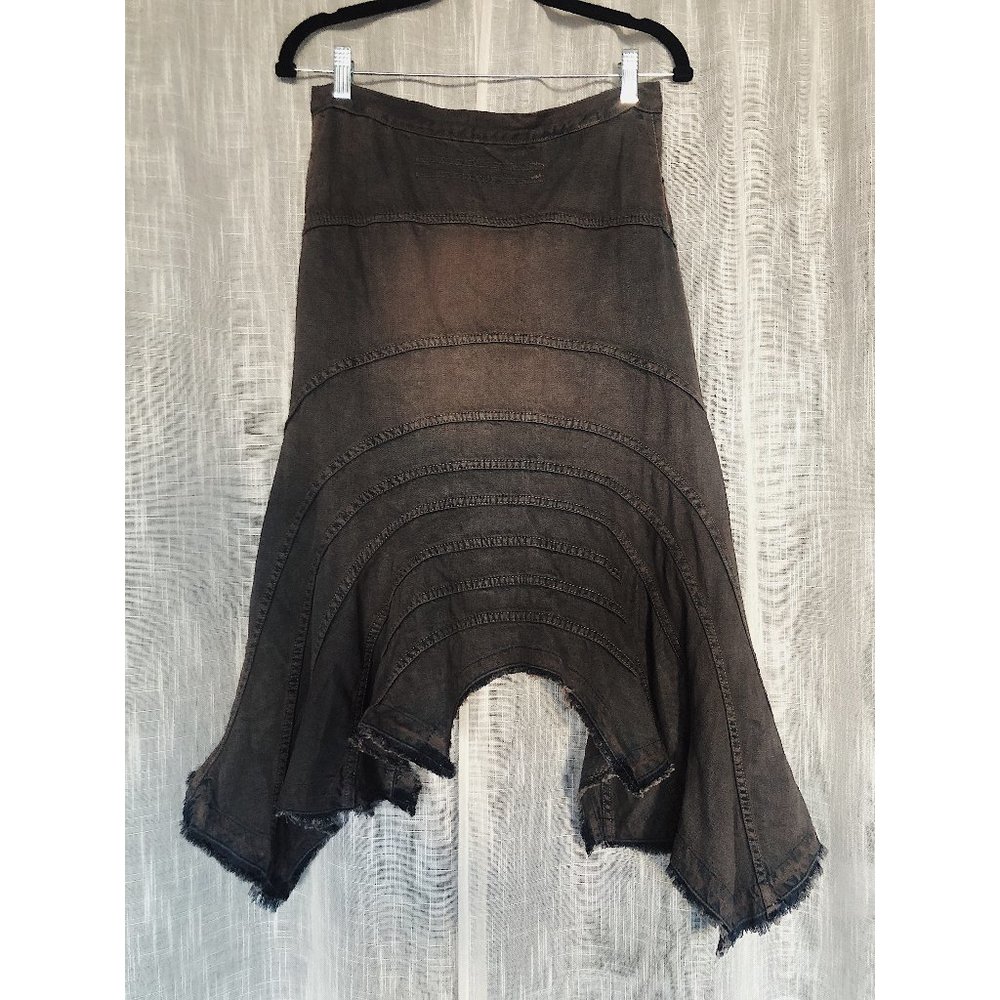 NWOT Rick Owens DRKSHDW Archive Asymmetrical Denim Skirt